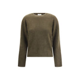 P.A.R.O.S.H. Green Raccoon Fur Sweatshirt